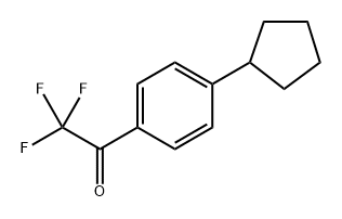 1-(4-Cyclopentylphenyl)-2,2,2-trifluoroethanone Structure