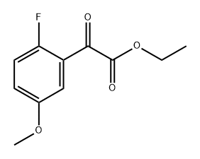 ethyl 2-(2-fluoro-5-methoxyphenyl)-2-oxoacetate Structure