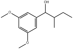 3,5-Dimethoxy-α-(1-methylpropyl)benzenemethanol Structure