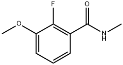 2-fluoro-3-methoxy-N-methylbenzamide Structure