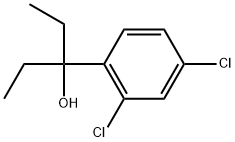 2,4-Dichloro-α,α-diethylbenzenemethanol Structure