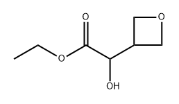 3-Oxetaneacetic acid, α-hydroxy-, ethyl ester Structure