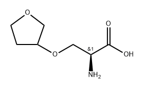 o-(Tetrahydrofuran-3-yl)serine Structure