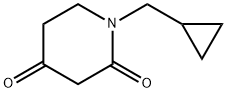 1-(cyclopropylmethyl)piperidine-2,4-dione Structure