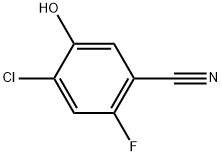 4-chloro-2-fluoro-5-hydroxybenzonitrile Structure