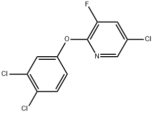 5-Chloro-2-(3,4-dichlorophenoxy)-3-fluoropyridine Structure