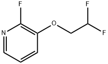 3-(2,2-Difluoroethoxy)-2-fluoropyridine Structure