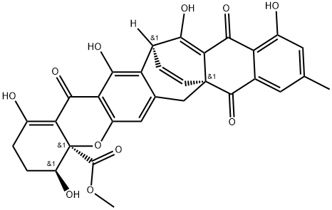 XANTHOQUINODIN A1 Structure