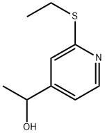 2-(Ethylthio)-α-methyl-4-pyridinemethanol Structure