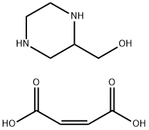 2-Piperazinemethanol, maleate (1:2) (salt) (8CI) Structure