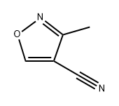 3-methylisoxazole-4-carbonitrile 구조식 이미지
