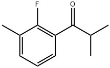 1-(2-Fluoro-3-methylphenyl)-2-methyl-1-propanone Structure