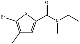 5-Bromo-N-ethyl-N,4-dimethyl-2-thiophenecarboxamide Structure