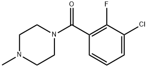 (3-chloro-2-fluorophenyl)(4-methylpiperazin-1-yl)methanone Structure