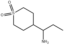 4-(1-aminopropyl)tetrahydro-2H-thiopyran1,1-dioxide 구조식 이미지
