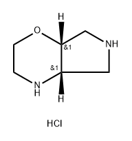Pyrrolo[3,4-b]-1,4-oxazine, octahydro-,dihydrochloride, (4aS-cis)- 구조식 이미지