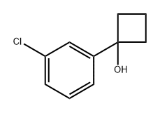 1-(3-chlorophenyl)cyclobutanol Structure