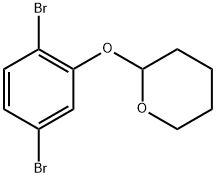 2-(2,5-Dibromophenoxy)tetrahydro-2H-pyran Structure