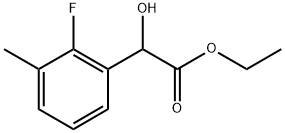 Ethyl 2-fluoro-α-hydroxy-3-methylbenzeneacetate Structure