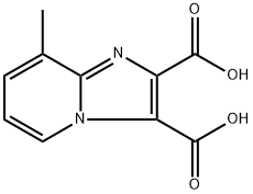 8-methylimidazo[1,2-a]pyridine-2,3-dicarboxylic acid Structure