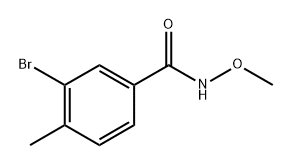 4-Bromo-N-methoxy-3-methylbenzamide Structure