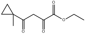 Cyclopropanebutanoic acid, 1-methyl-α,γ-dioxo-, ethyl ester 구조식 이미지