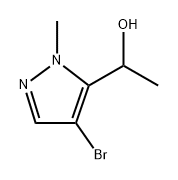 1H-Pyrazole-5-methanol, 4-bromo-α,1-dimethyl- Structure