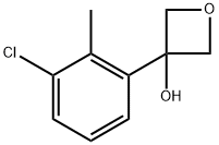 3-(3-chloro-2-methylphenyl)oxetan-3-ol Structure