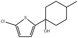 1-(5-chlorothiophen-2-yl)-4-methylcyclohexanol 구조식 이미지