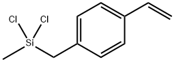 1-[(Dichloromethylsilyl)methyl]-4-ethenylbenzene Structure