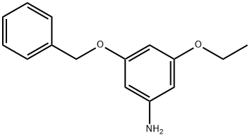 3-Ethoxy-5-(phenylmethoxy)benzenamine Structure