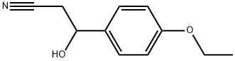 4-Ethoxy-β-hydroxybenzenepropanenitrile Structure