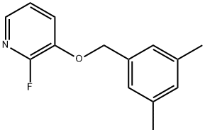 3-[(3,5-Dimethylphenyl)methoxy]-2-fluoropyridine Structure