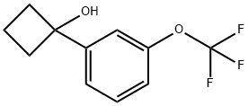 1-(3-(trifluoromethoxy)phenyl)cyclobutanol Structure