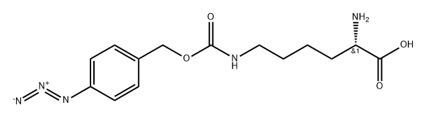 L-Lysine, N6-[[(4-azidophenyl)methoxy]carbonyl]- Structure