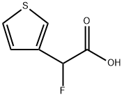 3-Thiopheneacetic acid, α-fluoro- Structure