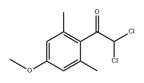 2,2-dichloro-1-(4-methoxy-2,6-dimethylphenyl)ethanone 구조식 이미지