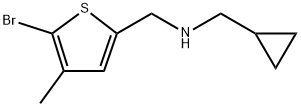 5-Bromo-N-(cyclopropylmethyl)-4-methyl-2-thiophenemethanamine Structure