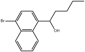 4-Bromo-α-butyl-1-naphthalenemethanol Structure