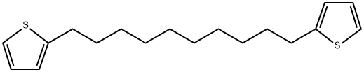 Thiophene, 2,2'-(1,10-decanediyl)bis- Structure