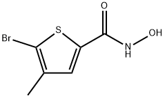 5-Bromo-N-hydroxy-4-methyl-2-thiophenecarboxamide Structure