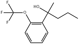α-Methyl-α-propyl-2-(trifluoromethoxy)benzenemethanol 구조식 이미지