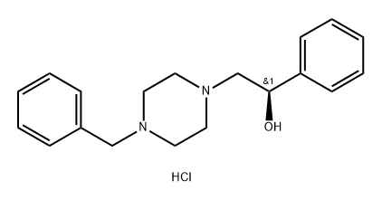 (R)-2-(4-benzylpiperazin-1-yl)-1-phenylethan-1-ol dihydrochloride 구조식 이미지