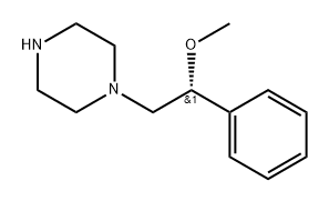 (R)-1-(2-methoxy-2-phenyl)ethyl?piperazine Structure