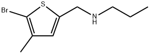 5-Bromo-4-methyl-N-propyl-2-thiophenemethanamine Structure