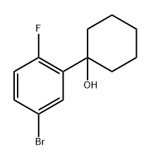 1-(5-bromo-2-fluorophenyl)cyclohexanol Structure