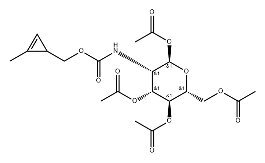 N-Cyclopropene-D-Mannopyranose-tetraacetated Structure