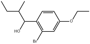 2-Bromo-4-ethoxy-α-(1-methylpropyl)benzenemethanol Structure