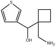 3-Thiophenemethanol, α-[1-(aminomethyl)cyclobutyl]- 구조식 이미지