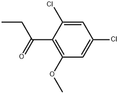 1-(2,4-Dichloro-6-methoxyphenyl)-1-propanone Structure